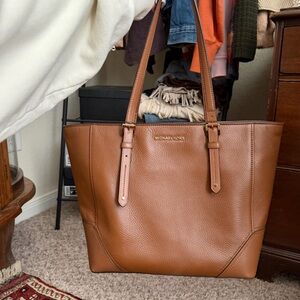 Michael Kors Brown Leather Tote